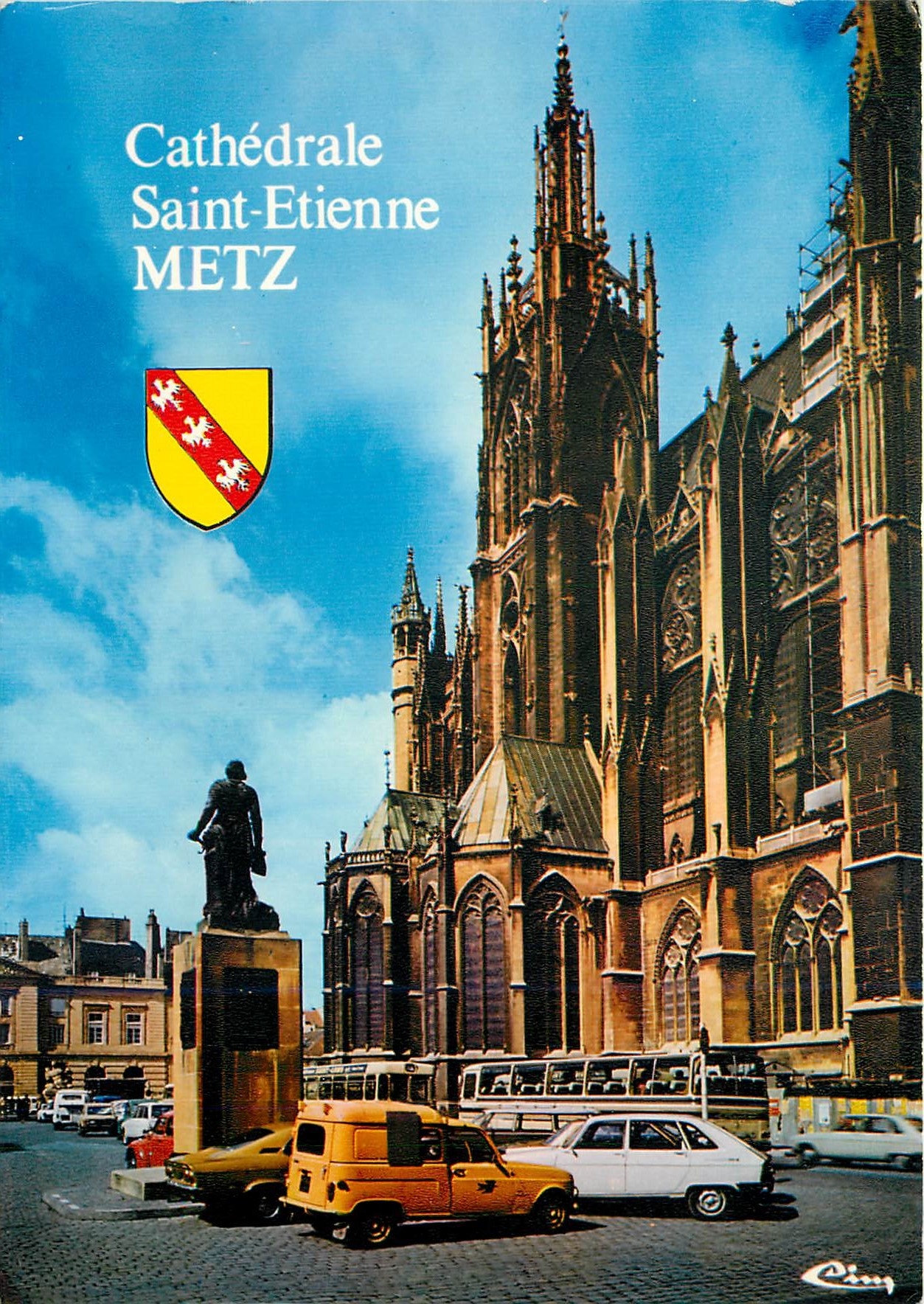 CPM Metz (Moselle) Cathedrale St Etienne