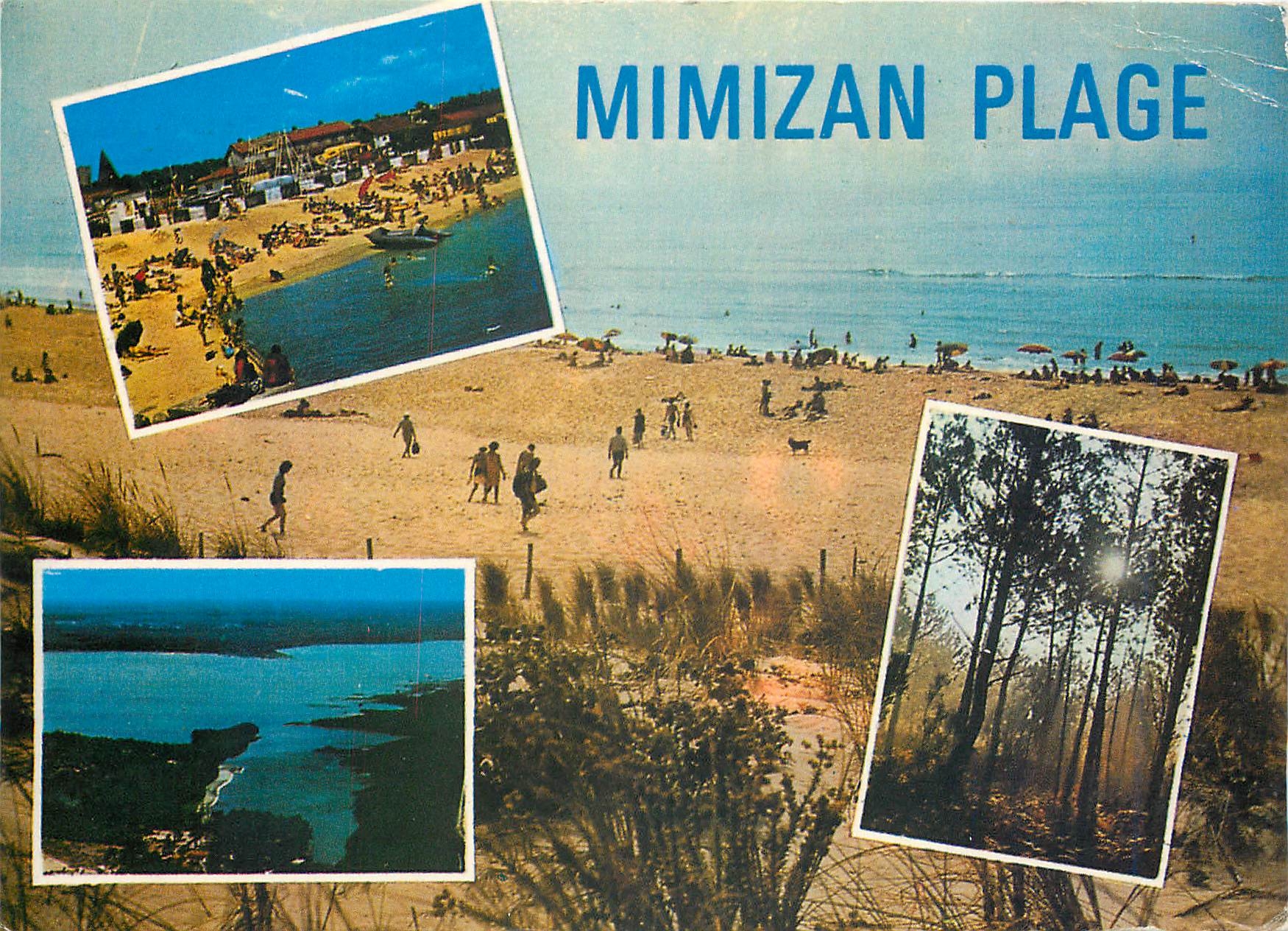 CPM Cote Aquitaine Mimizan Plage (Landes) Les Plages et la Foret