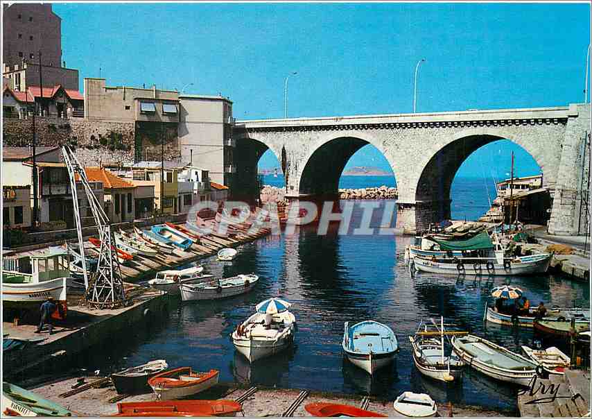 CPM Marseille Le Petit Port du Vallon des Auffes