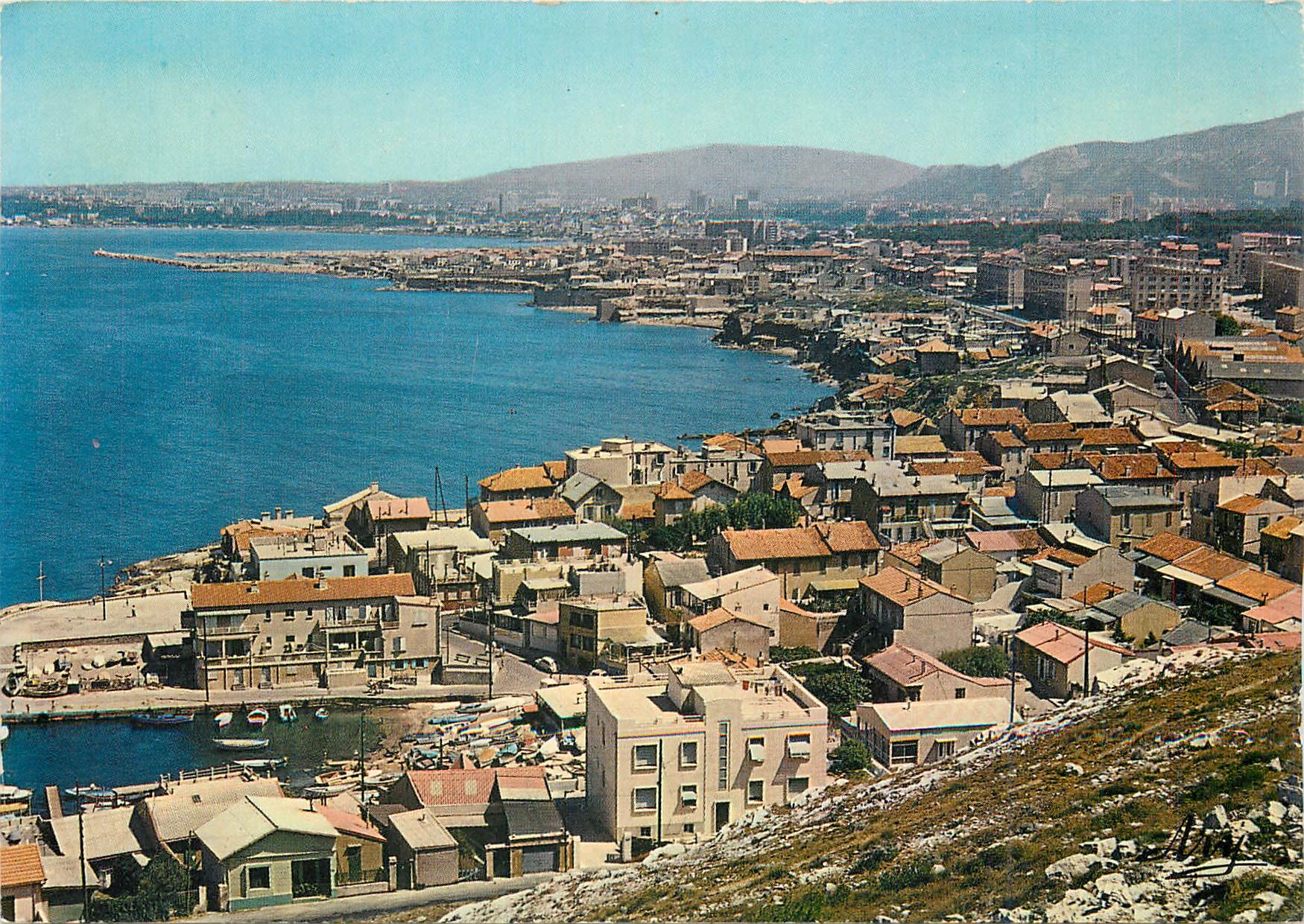 CPM Marseille Vue generale de la Madrague