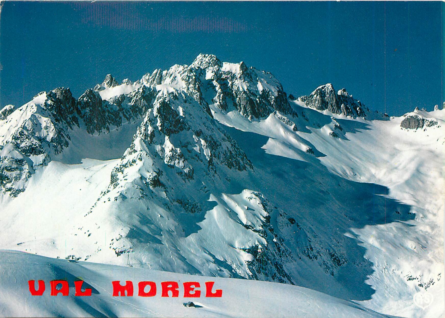 CPM Val Morel alt 1400 2408 m le Pic de la Lauzier 2747 m le Glacier de Cellier