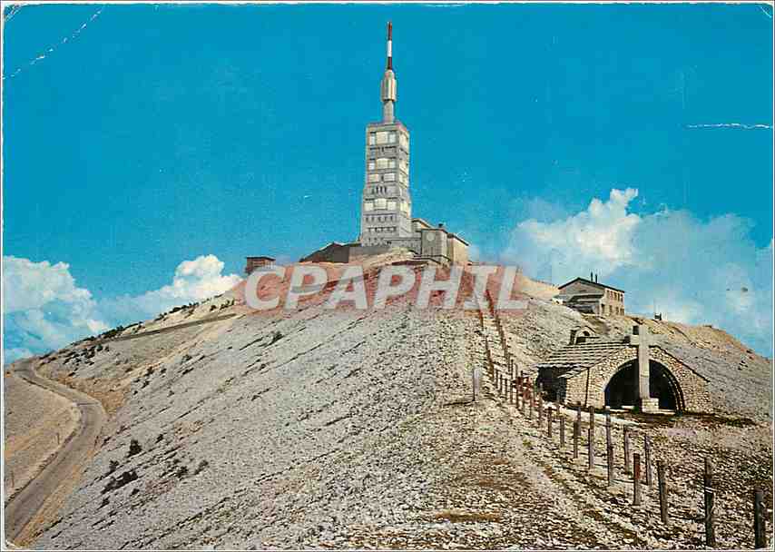 CPM Sommet du Mont Ventoux alt 1912 Panorama circulaire le plus etendu d'Europe
