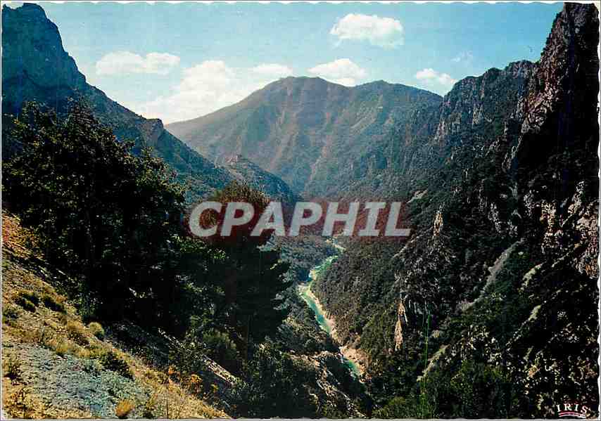 Gorges du Verdon — La sortie des Gorges — Éditions « La Côte d'Azur »