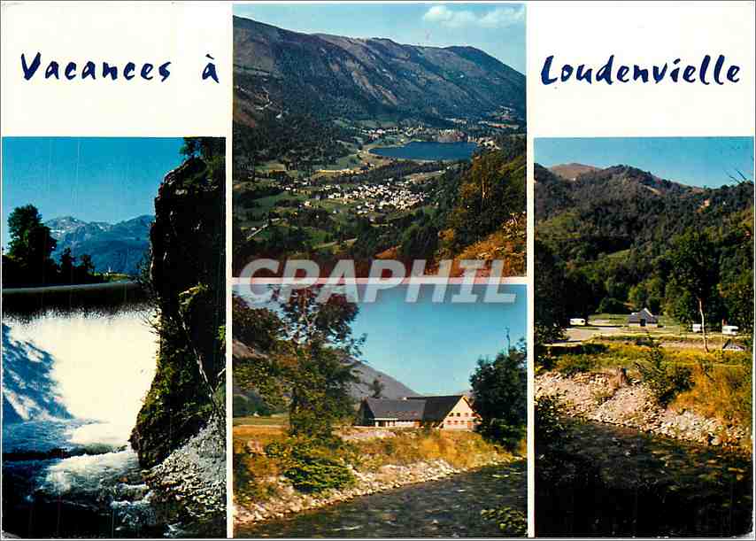 Vacances à Loudenvielle — vue générale et gorges d'Estagnon — ARUM-ÉDITIONS, Bordeaux