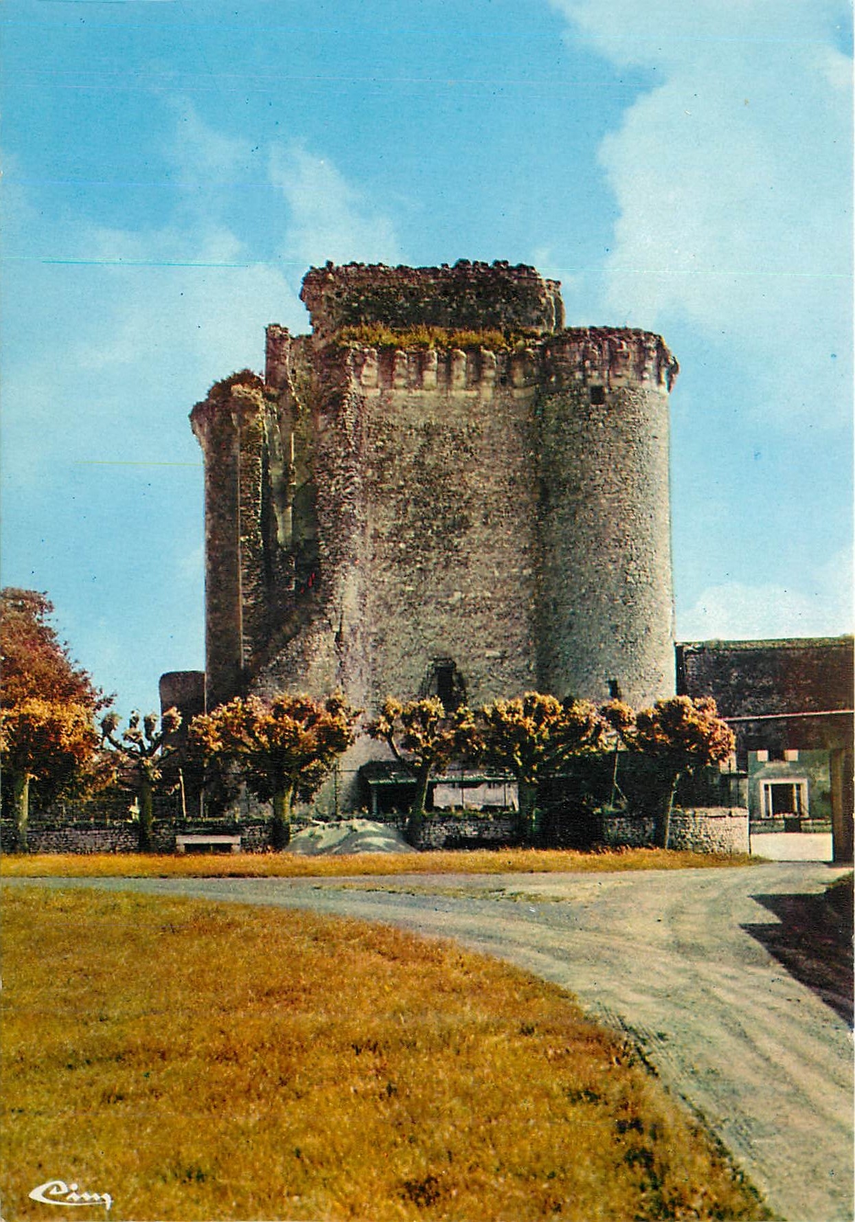 Tour du Bois Gourmond — Reste eines Schlosses — Combier Imprimeur Maccon
