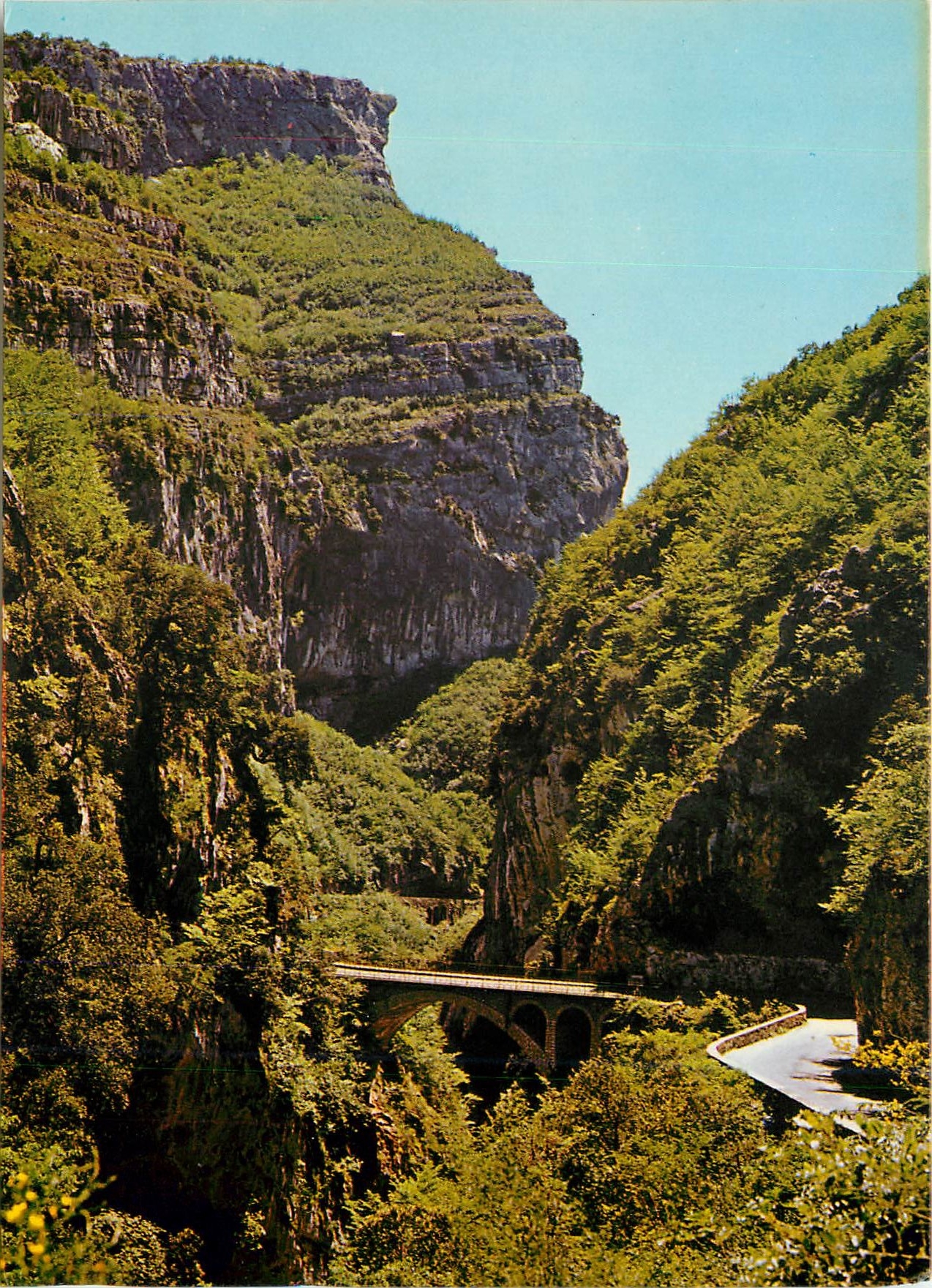 CPM Gorges du Loup COte d'Azur le Pont de l'Abime