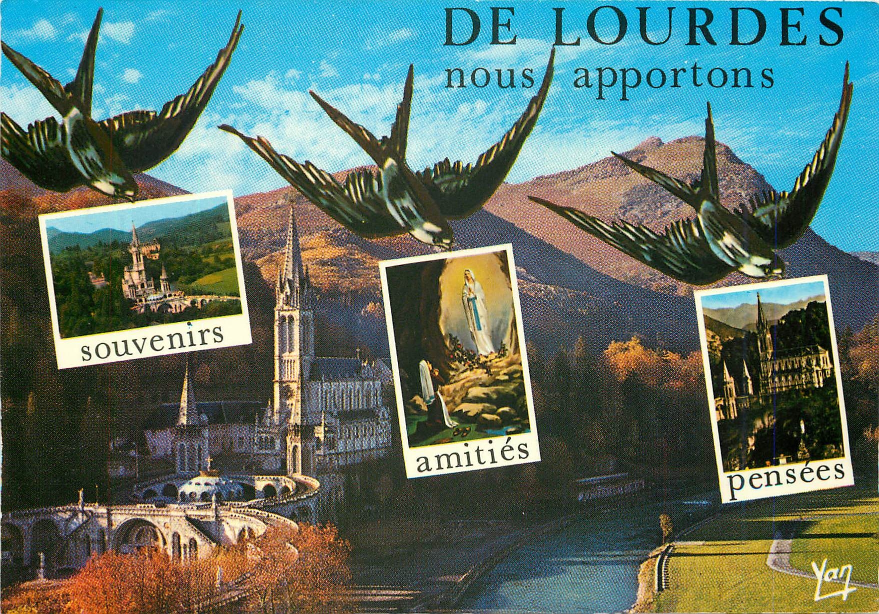 CPM Souvenir de Lourdes