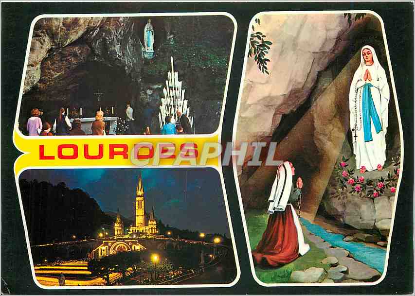 Lourdes — Apparition de la Vierge — Éd. Gep Gérard Poulain