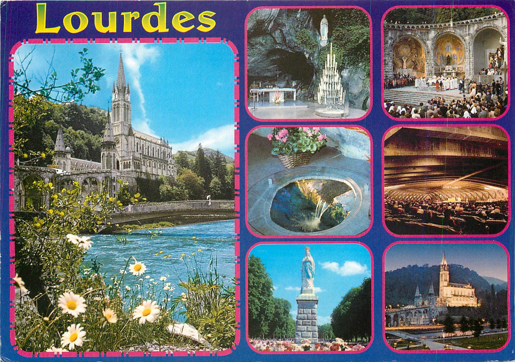 CPM Lourdes (H P) Souvenir de Lourdes
