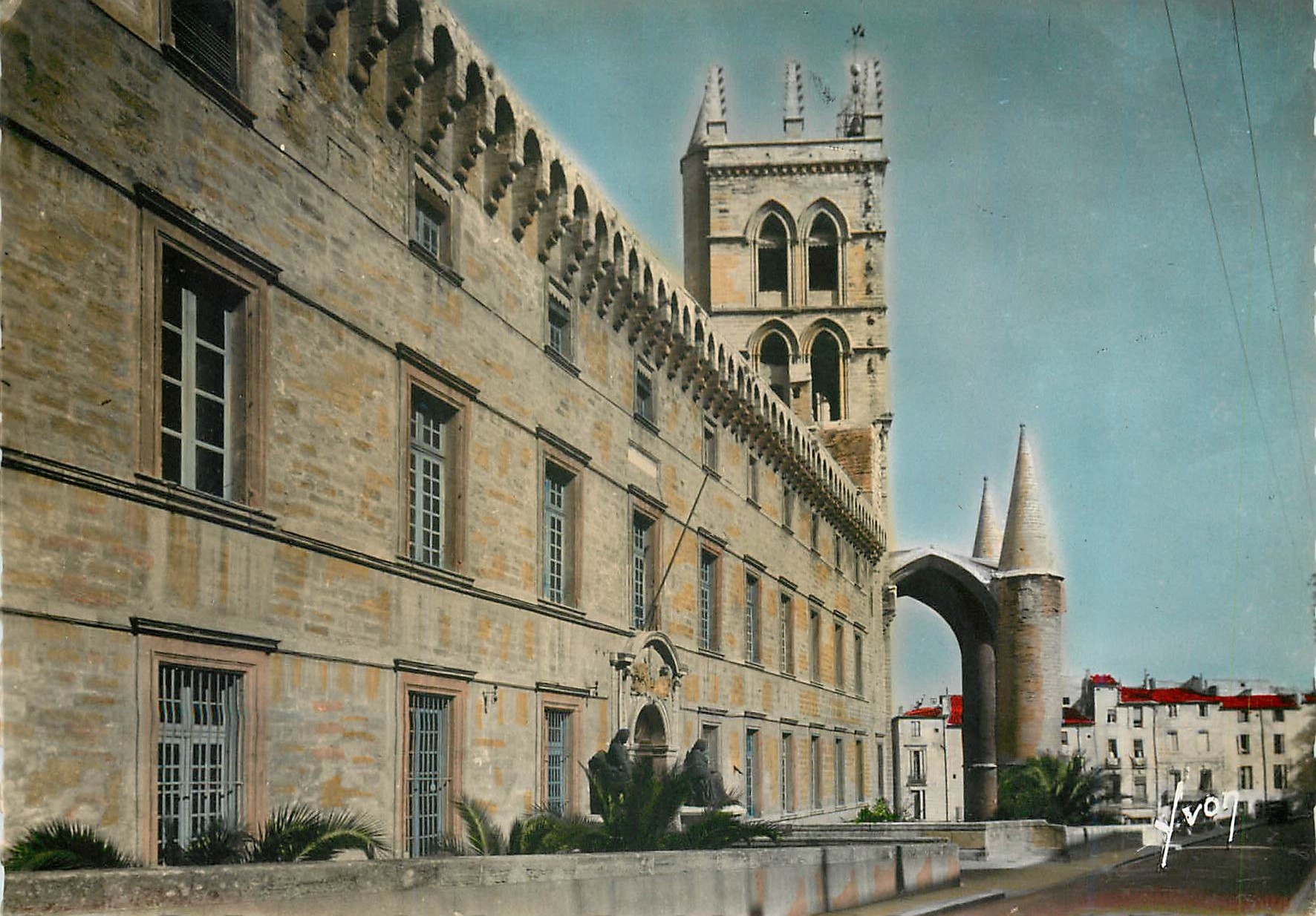 CPM Montpellier Herault La Faculte de medecine et la Cathedrale Saint Pierre 