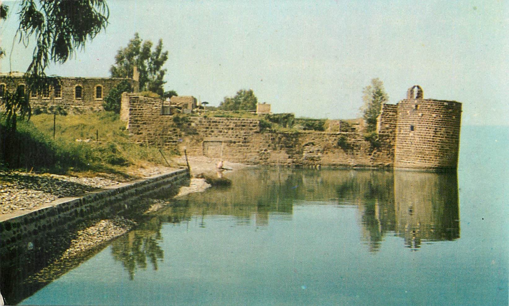 CPM Tiberias Ruins of ancient fortifications 