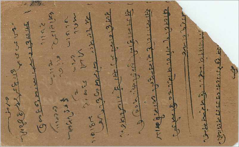 Inde India Gwalior Entier Postal Stationary  — Rückseite