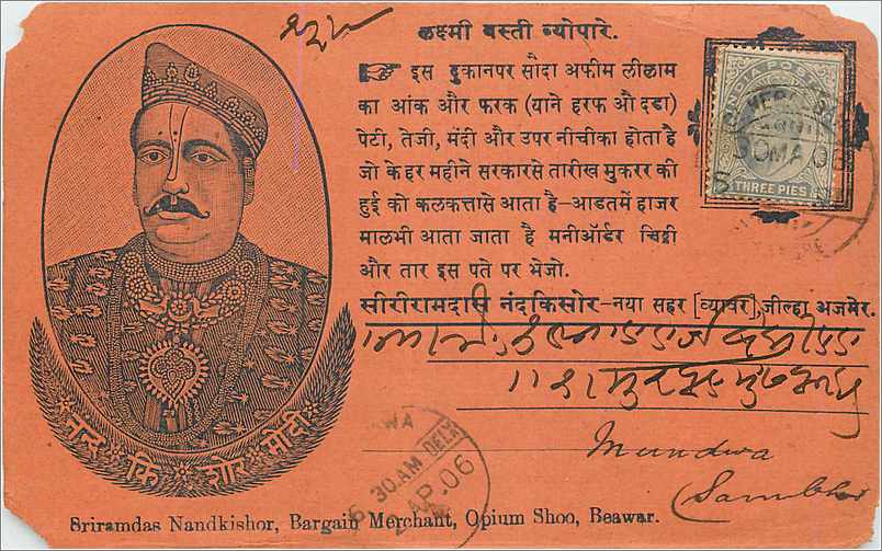 Inde India  Entier Postal Stationary 