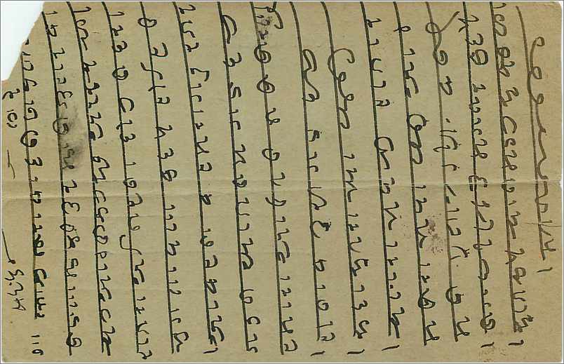 Inde India  Entier Postal Stationary  — Verso