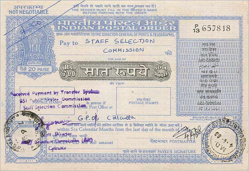 Inde India  National Savings Certificate 