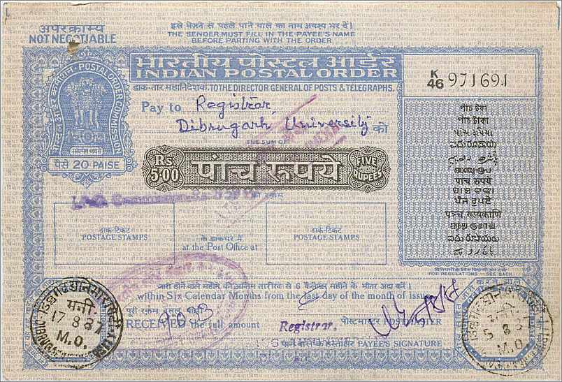 Inde India  National Savings Certificate 