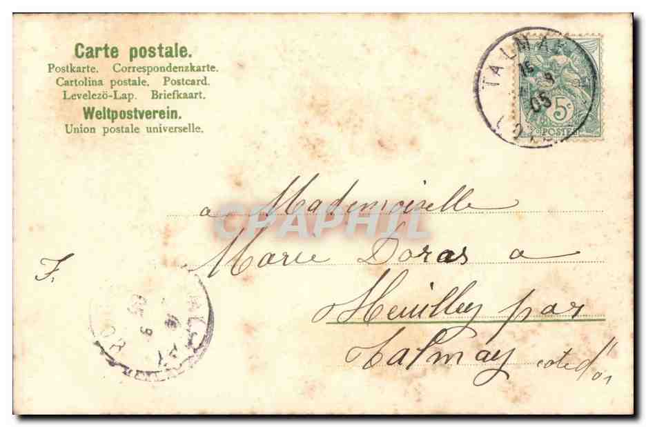 CPA Fantaisie Bonne fete — Rückseite