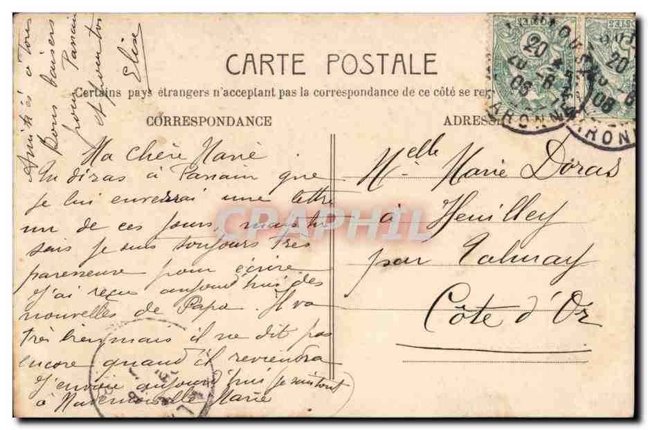 CPA Fantaisie Enfant — Rückseite