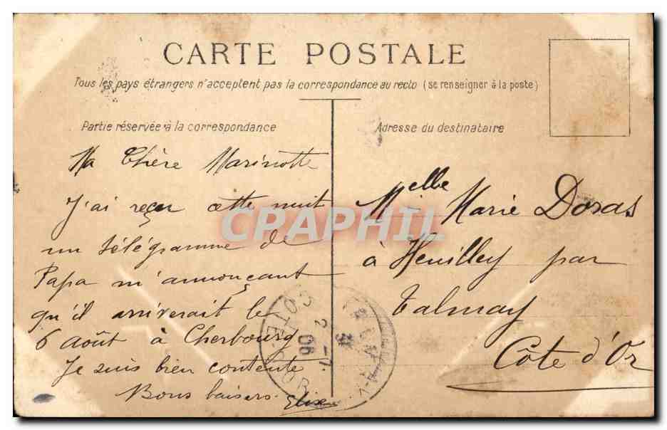 Femme sous cerisiers — Le Matin — Éditeur : Le Matin, n° 2917 — Rückseite