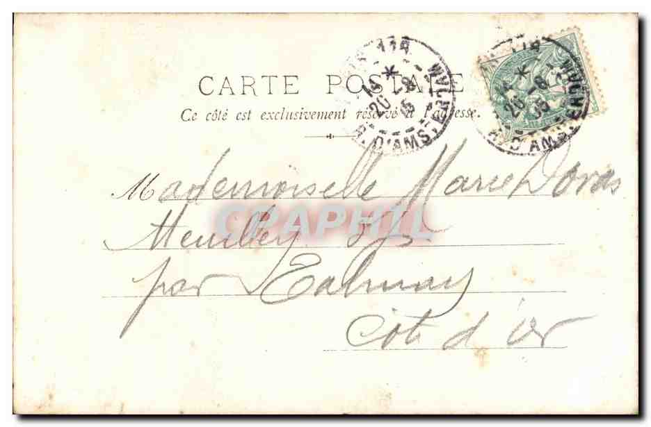 CPA Fantaisie Enfants La promenade — Rückseite