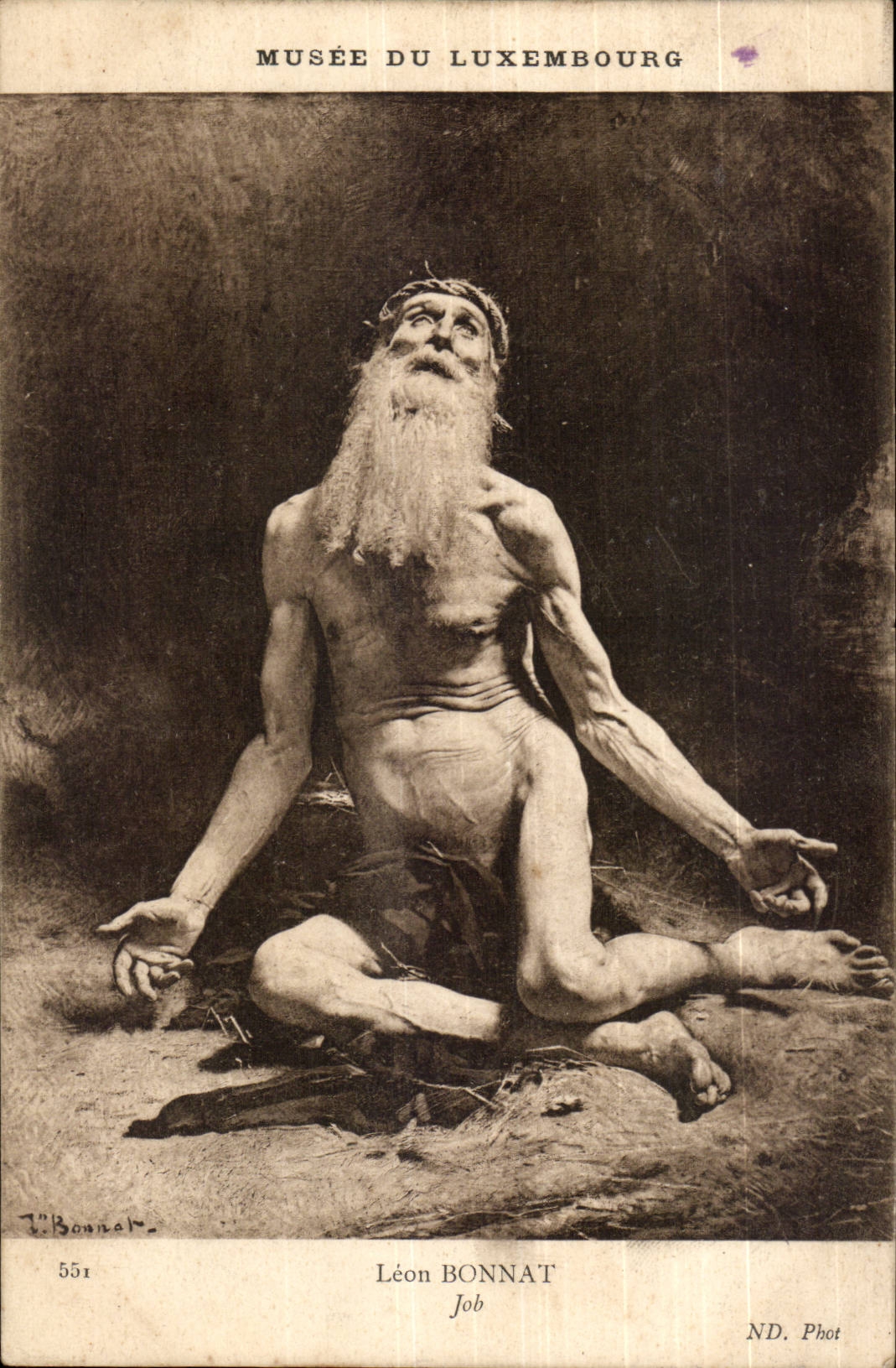 Musee du Luxembourg CPA Leon Bonnat Job