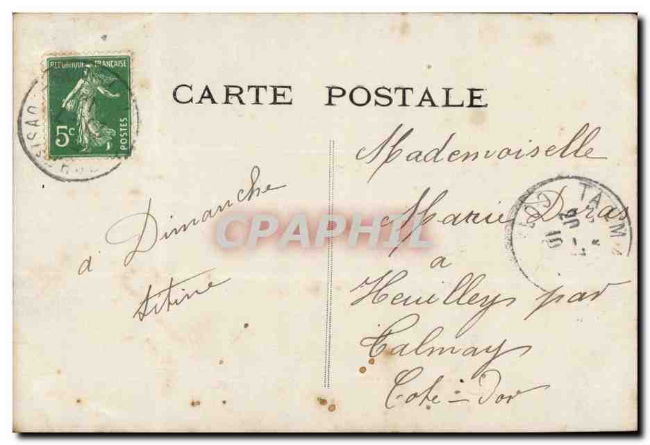 CPA Fantaisie Enfant Amitie sincere — Rückseite
