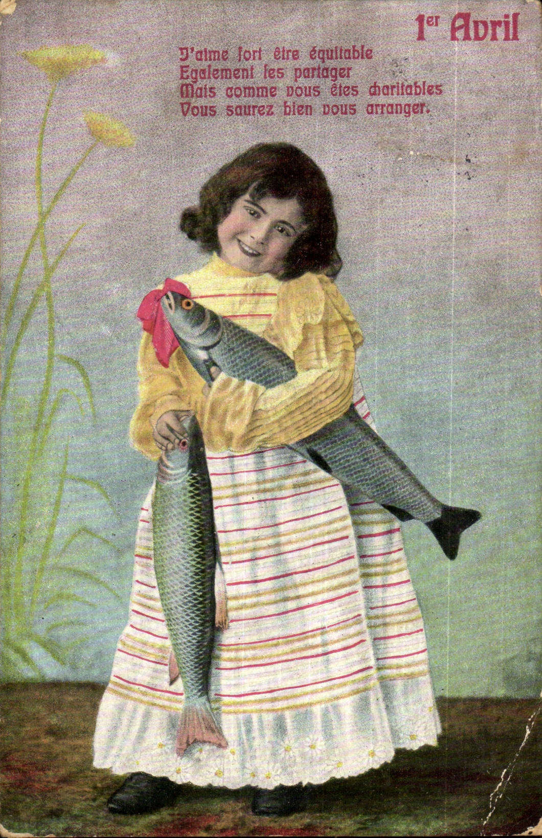 CPA Fantaisie 1er avril Enfant