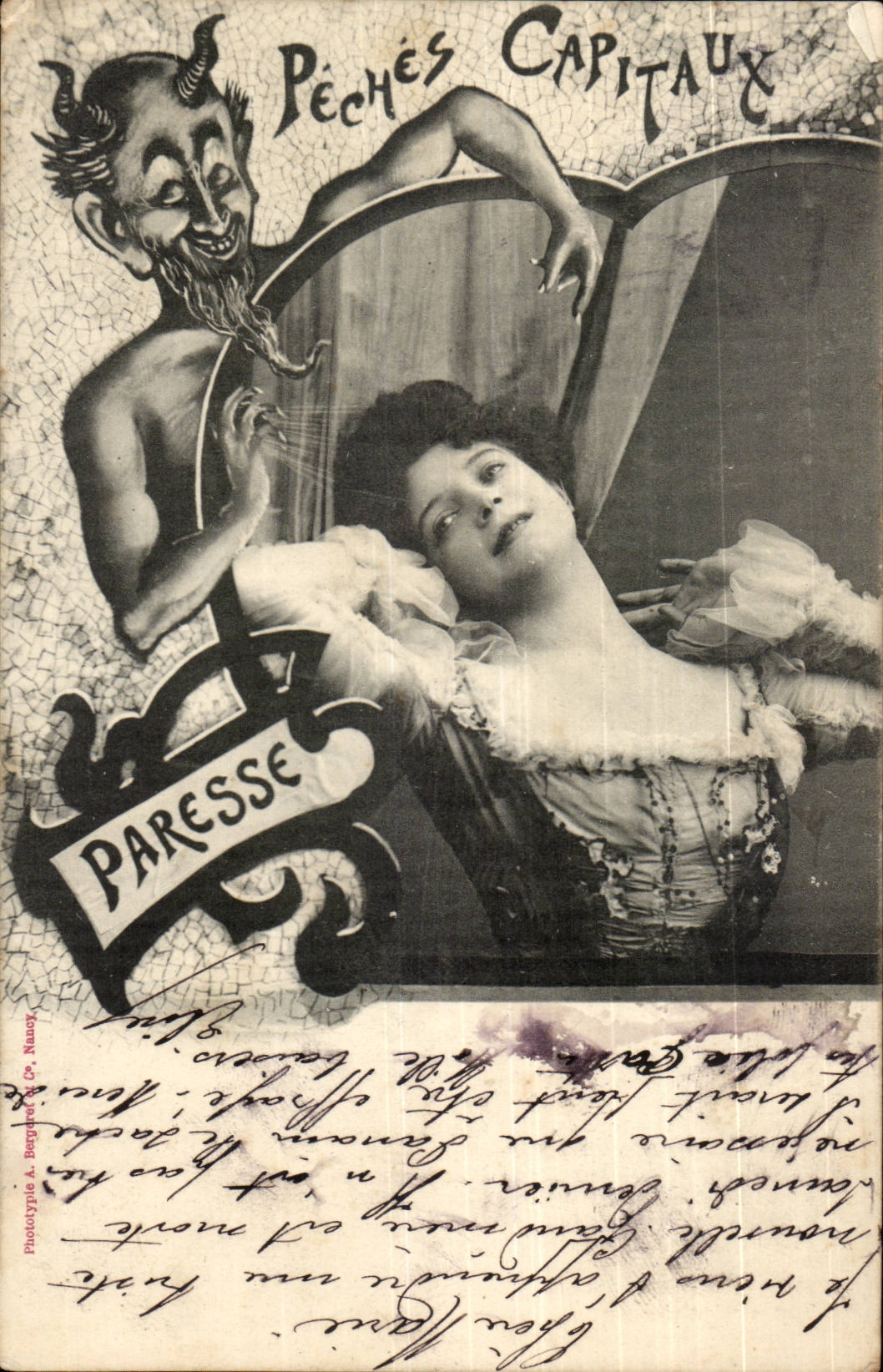 Péchés Capitauaux — Paresse — Prototipo A. Bepoche & Co. Nauoy