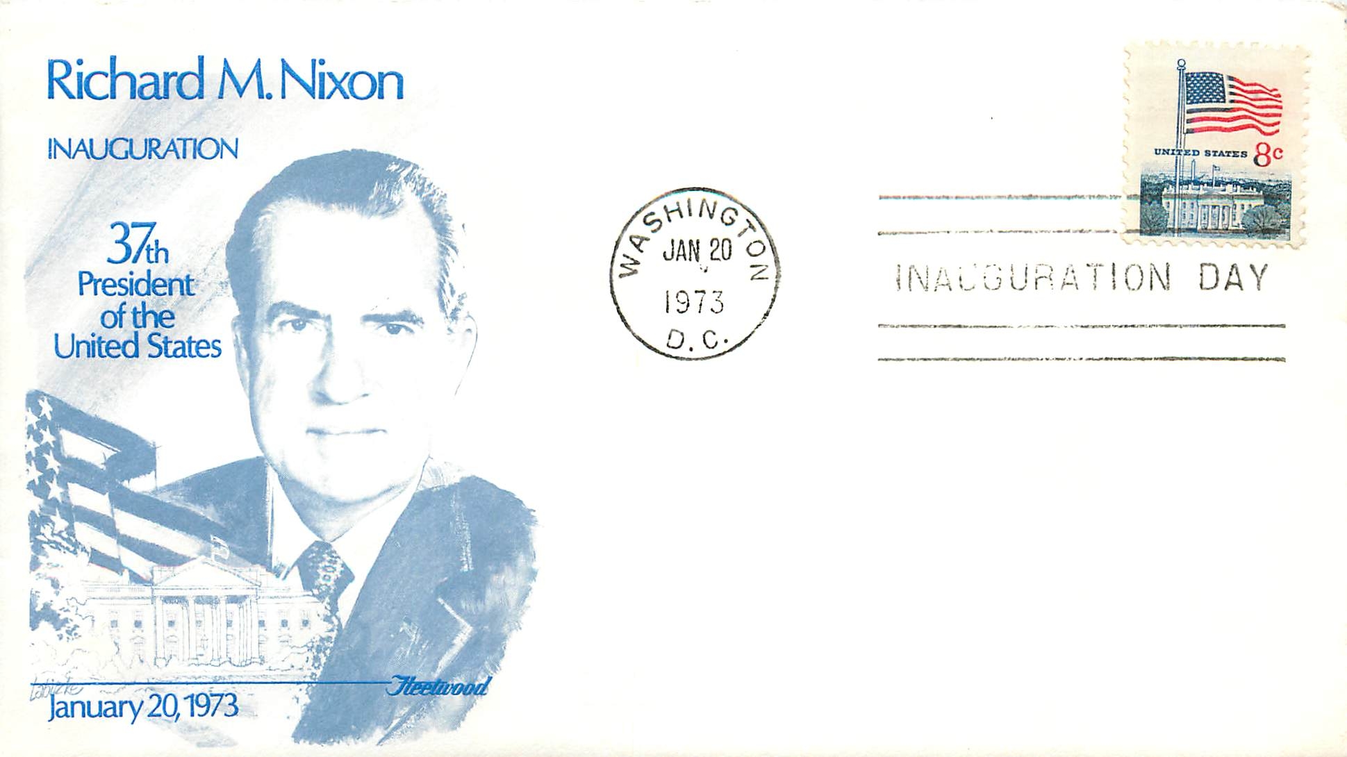 Lettre Cover Etats-Unis Richard Nixon 1973 