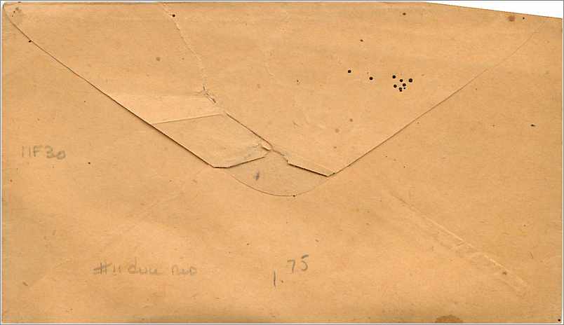 Lettre Cover Etats-Unis 3c Binheam to Lewiston Maine — Verso