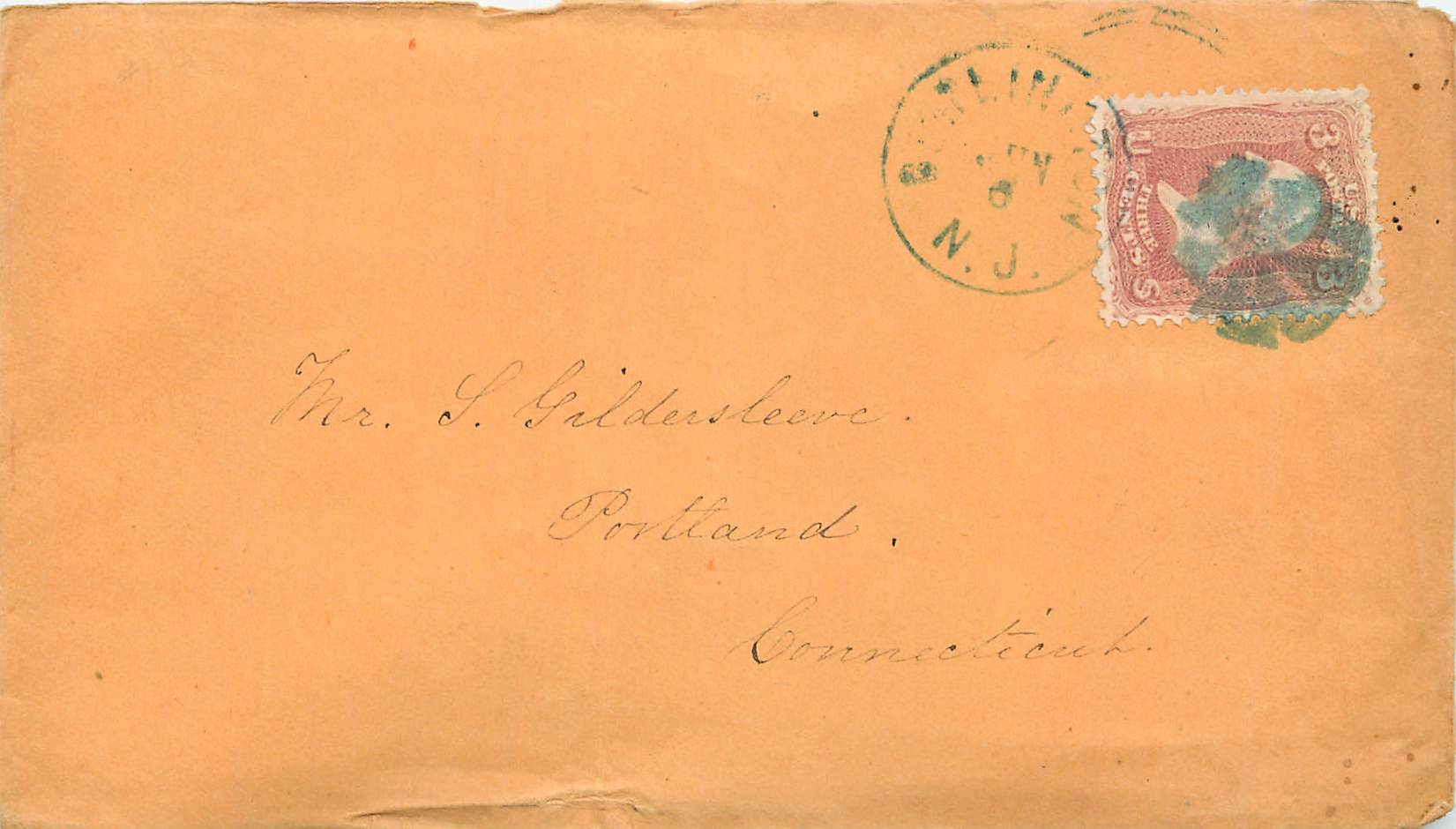 Lettre Cover Etats-Unis 3c to Portland