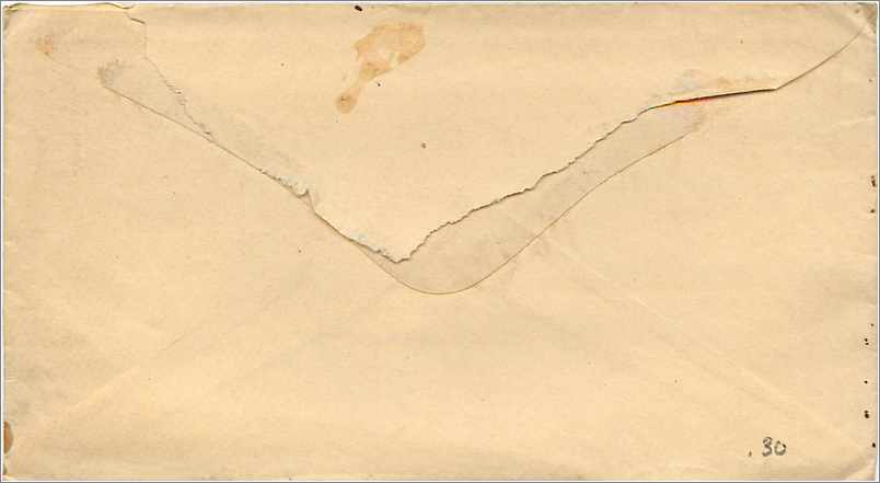 Lettre Cover Etats-Unis 1865 to New York — Rückseite