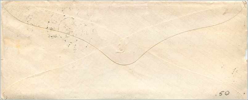 Lettre Cover Etats-Unis 3c to Suffield — Verso