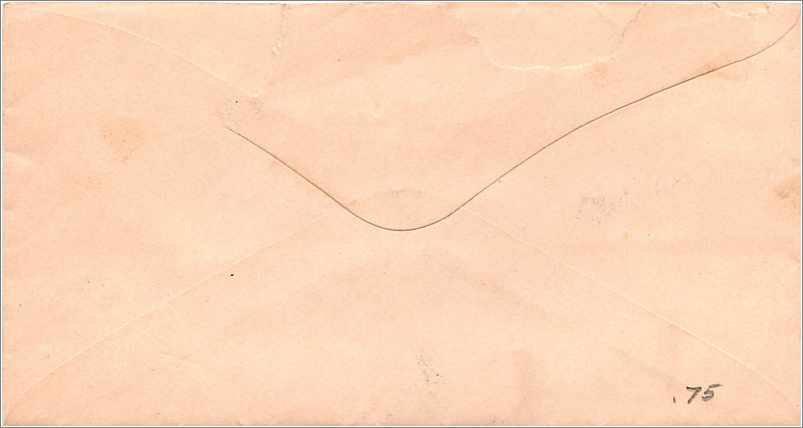 Suffield — carte postale envoyée vers 1860 — éditeur inconnu, n° de série non visible — Rückseite