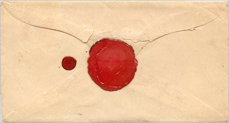 Lettre Cover Etats-Unis 3c  — Rückseite