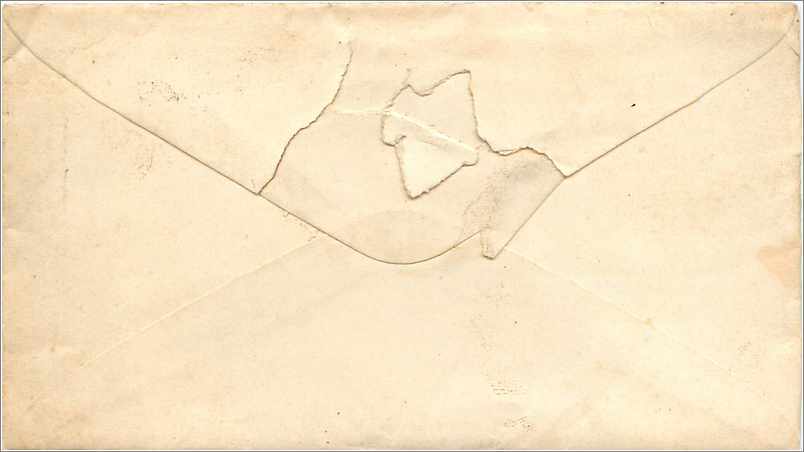 Lettre Cover Etats-Unis 3c — Rückseite