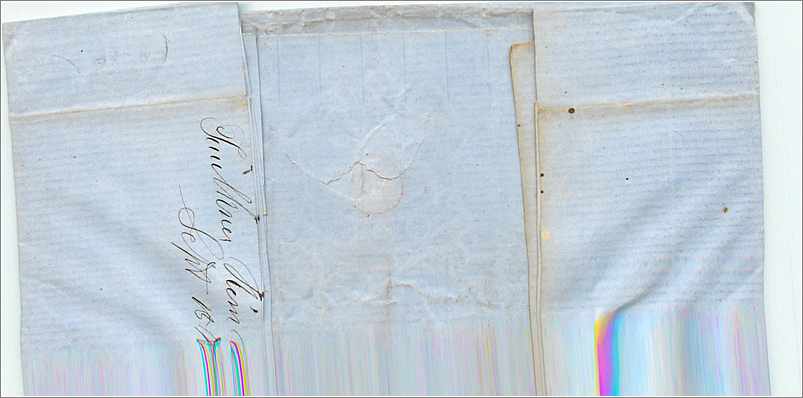 Lettre Cover Etats-Unis 3c Boston — Verso