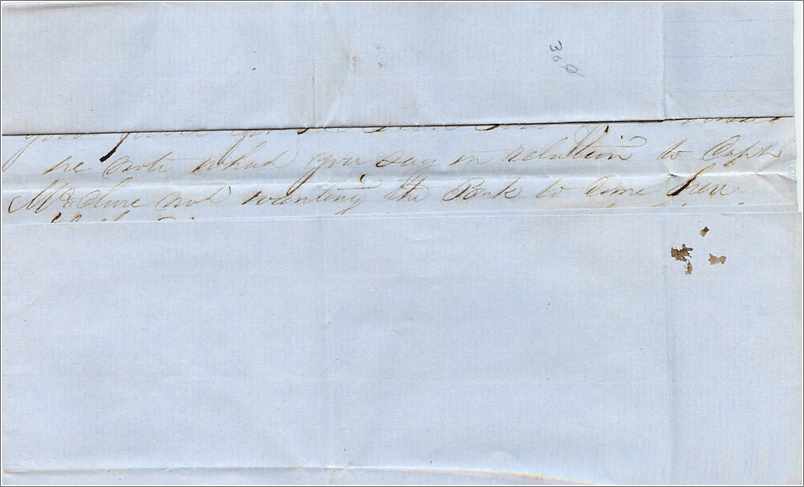 Lettre Cover Etats-Unis 3c to Boston — Rückseite