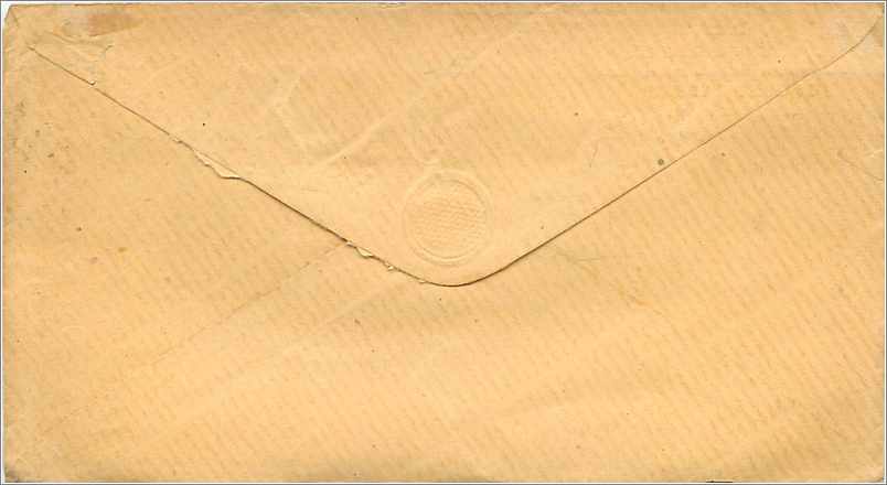 Lettre Cover Etats-Unis 3c  — Rückseite
