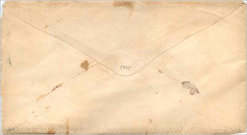 Lettre Cover Etats-Unis 3c New York to Cromwill — Verso