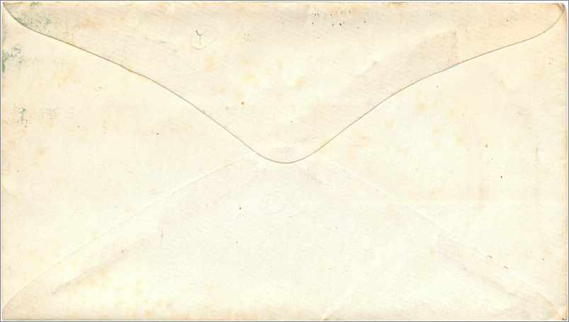 Lettre Cover Etats-Unis Rockford — Verso