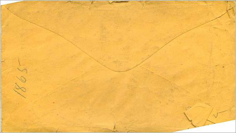Lettre Cover Etats-Unis 3c Pittsford — Rückseite