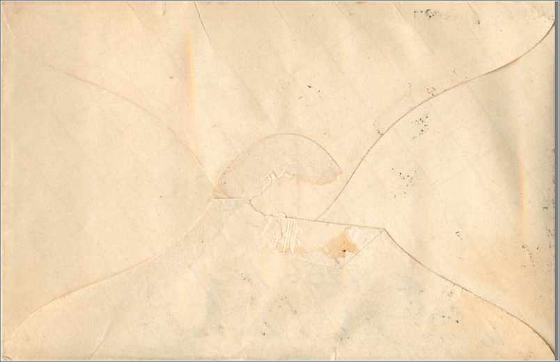 Lettre Cover Etats-Unis 3c — Rückseite