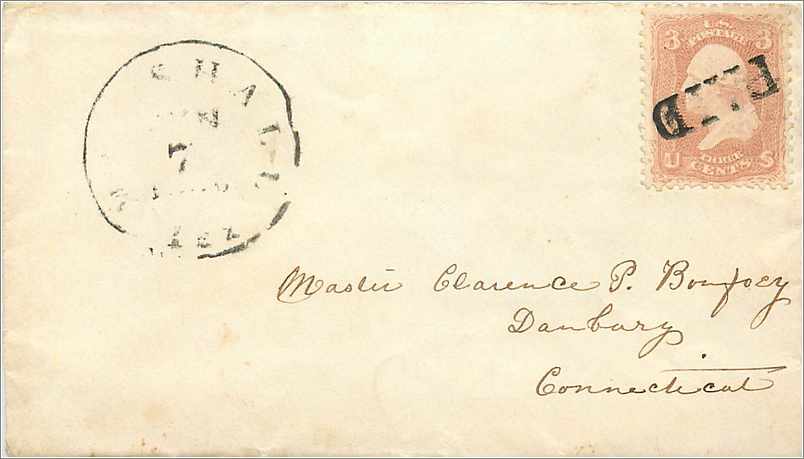 Lettre Cover Etats-Unis 3c 