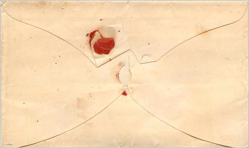 Lettre Cover Etats-Unis 3c to New York — Verso