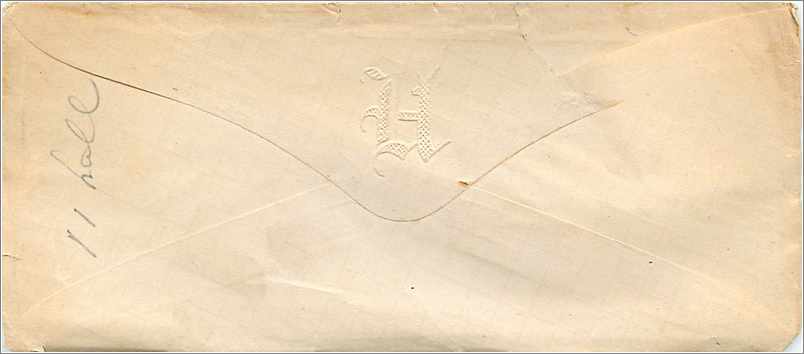 Lettre Cover Etats-Unis Milwaukee — Rückseite