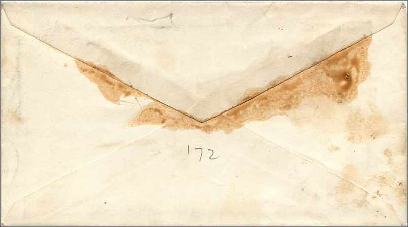 Lettre Cover Etats-Unis 3c Newark — Rückseite