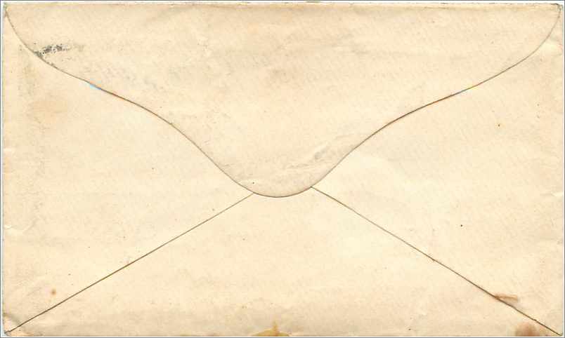 Lettre Cover Etats-Unis 3c New York — Verso
