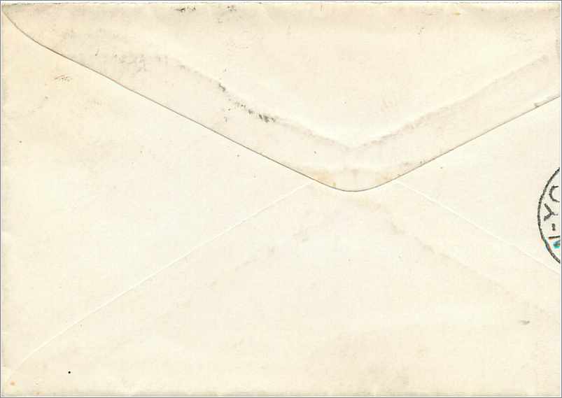 Lettre Cover Etats-Unis 3c Auburn — Rückseite