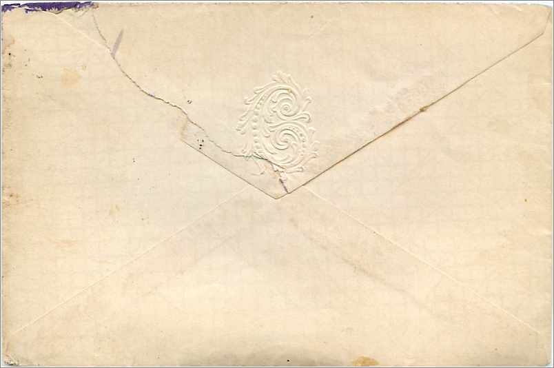 Lettre Cover Etats-Unis 3c Boston — Rückseite